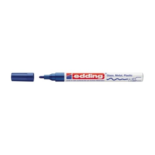 Paint marker E-751 1-2mm Edding plava 12PM02E Slike