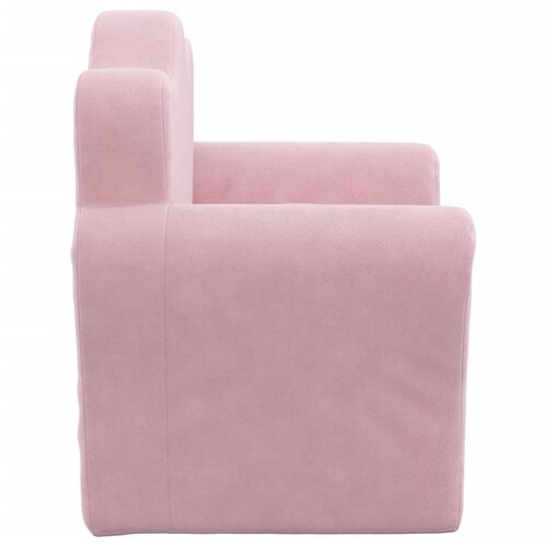  Dječja sofa ružičasta od mekanog pli&amp;scaron;a Slike