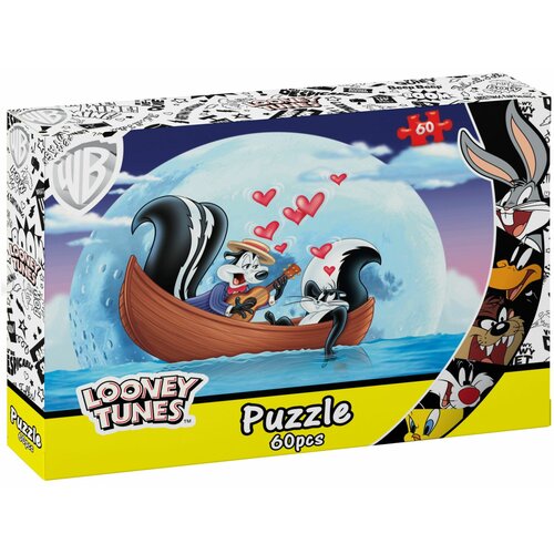 Warner Bros Puzzle - Looney Tunes Romantika (LTC025832) - 60 delova Slike