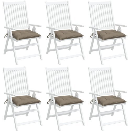 vidaXL Blazine za palete 6 kosov taupe 50x50x7 cm oxford tkanina Cene