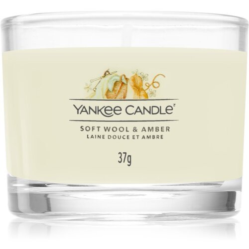 Yankee Candle Soft Wool & Amber mala mirisna svijeća bez staklene posude 37 g Cijene