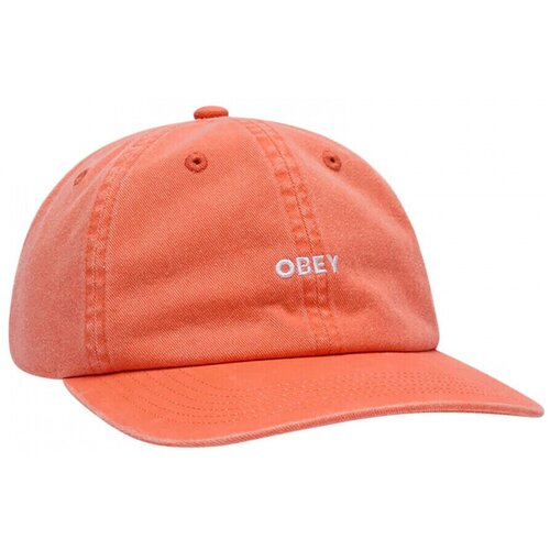 Obey Kape s šiltom Pigment bold 6 panel strapback Oranžna Cene