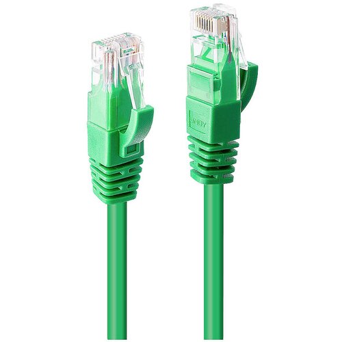 Lindy 48047 RJ45 omrežni kabel\, Patch kabel CAT 6 U/UTP 1.00 m zelena 1 kos, (20420001) Cene