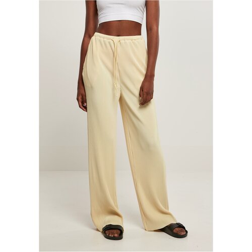 UC Ladies Women's Plisse Pants Soft Yellow Slike