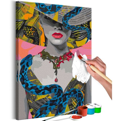  Slika za samostalno slikanje - Snake Goddess 40x60 Cijene