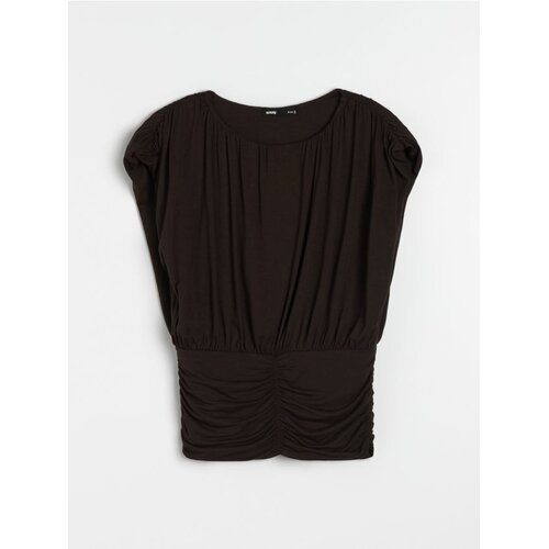 Sinsay Viskozna bluza s naborima Slike