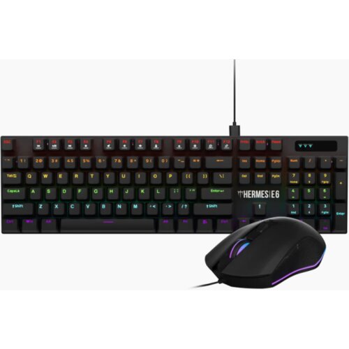 Hermes Tastatura mehanicka + mi&scaron; Gamdias E6 Cene