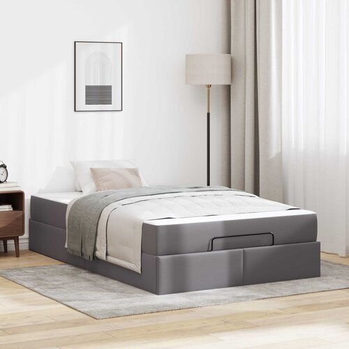  Okvir kreveta s madracem Ostalo 2 kom. Siva PVC 120 x 190 cm Cene