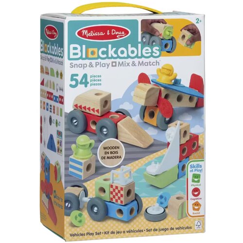 Melissa &amp;amp;amp;amp, Doug Blockables: Drvena igračka za slaganje - Melissa &amp;amp;amp, Doug Slike