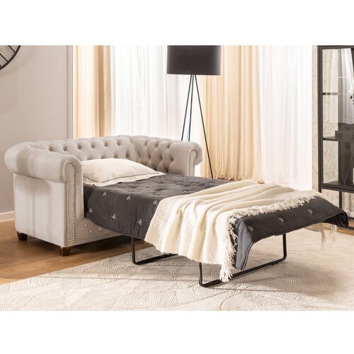 Ropez Bež bar&amp;scaron;unasti sklopiva sofa 148 cm York Blik &amp;ndash; Slike