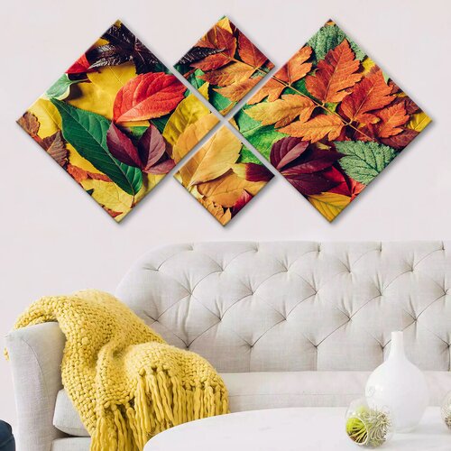 Wallity slika 4MDF1844594797, 60x115 cm, 4 dela Cene