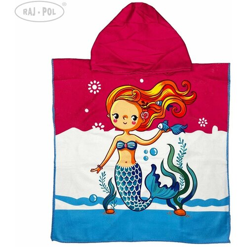 Raj-Pol Unisex's Towel Beach Poncho Mermaid Slike