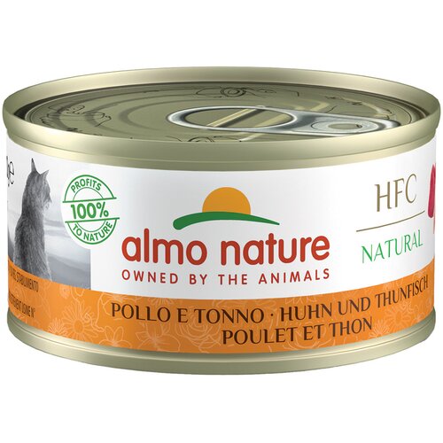 Almo Nature HFC Natural 6 x 70 g - Piščanec in tuna Cene