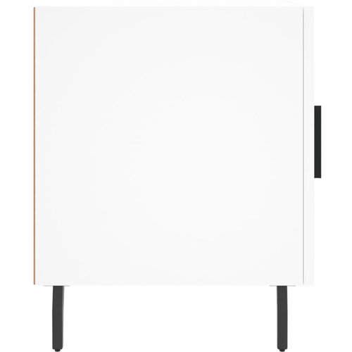  Noćni ormarići 2 kom bijeli 40 x 40 x 50 cm konstruirano drvo Slike