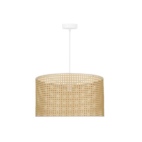  Duolla - Visilica na sajli ROLLER RATTAN 1xE27/15W/230V, prečnik 45 cm, bež Slike
