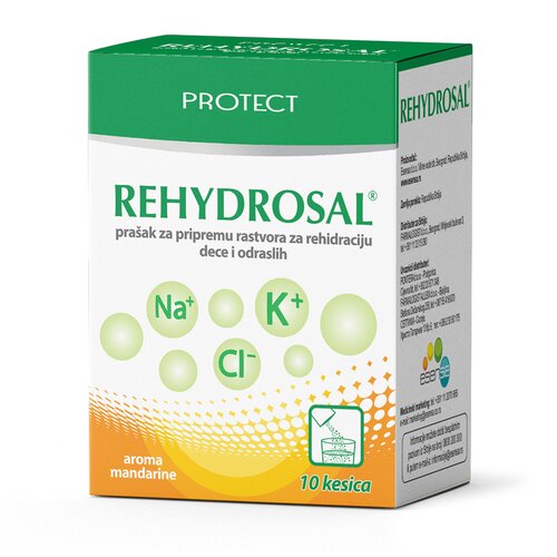 PROtect Rehydrosal pra&amp;scaron;ak za pripremu rastvora za rehidraciju 10 kesica Slike