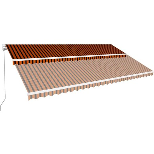  Tenda na ručno uvlačenje 600 x 300 cm narančasto-smeđa Slike