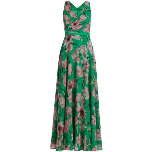 Vera Mont Večerna obleka zelena / mešane barve