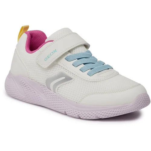 Geox Superge J Sprintye Girl J36FWB 01454 C0653 D White/Multicolor