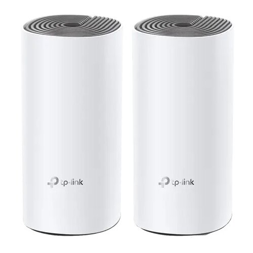 Lan Router TP-Link DECO E4(2-PACK) Wi-Fi/AC1200/867Mbps/300Mbps/2x /2 antene Mesh Wi-Fi System Cene