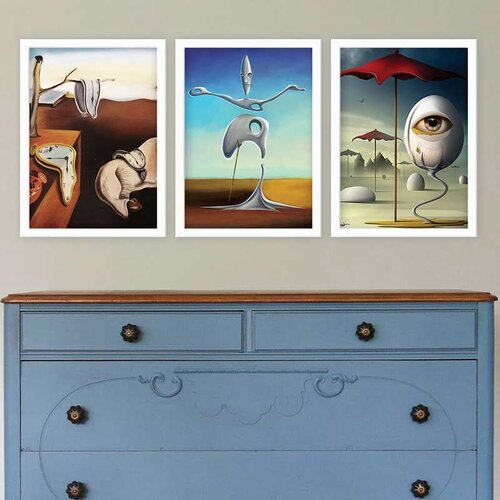 Wallity Set uramljenih slika 3BC_UN65686, 3 Dela Cene