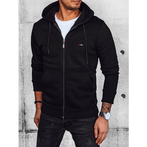 DStreet Men's Black Zippered Sweatshirt Cene