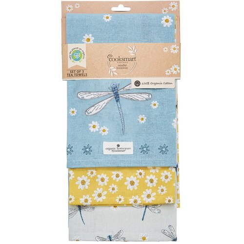 Cooksmart ® Brisače iz organskega bombaža v kompletu 3 kos 45x65 cm English Meadow - Cooksmart ® Cene