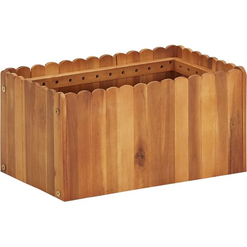  Vrtna posuda za sadnju od masivnog bagremovog drva 50x30x25 cm Cijene