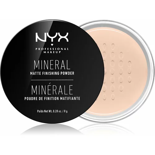 NYX Professional Makeup Mineral Finishing Powder mineralni puder nijansa Medium/Dark 8 g