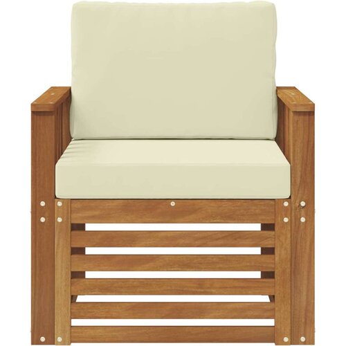  Set vanjskih sofa s jastukom Prirodna 71 x 63 x 73 cm Slike
