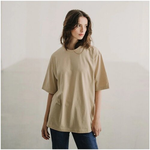 Mirakaya Puloverji Kigen T-shirt - Sand Bež Slike
