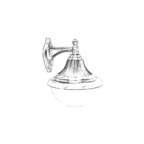 Opviq Vanjska zidna lampa BAP-68207-BSY-M2, 33 cm, IP65, E27, 40W, Crna Slike