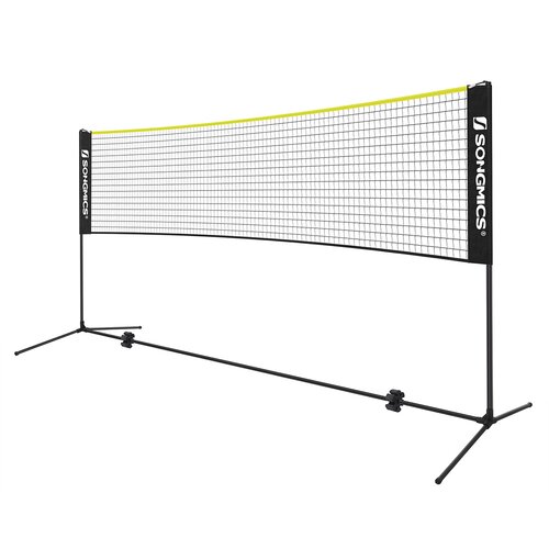Songmics Badmintonska mreža 400x103x155 cm Črna, (5000249481) Slike