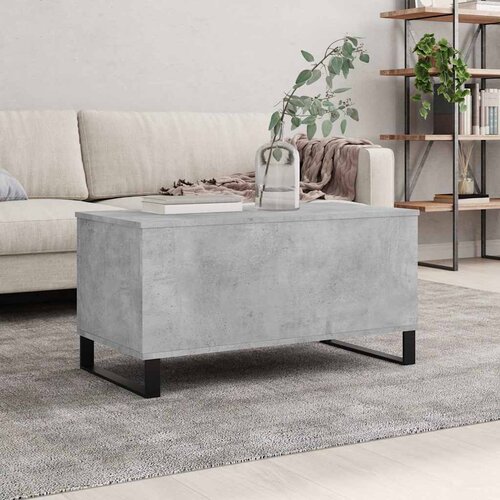  Stolić za kavu siva boja betona 90x44,5x45 cm konstruirano drvo Cijene
