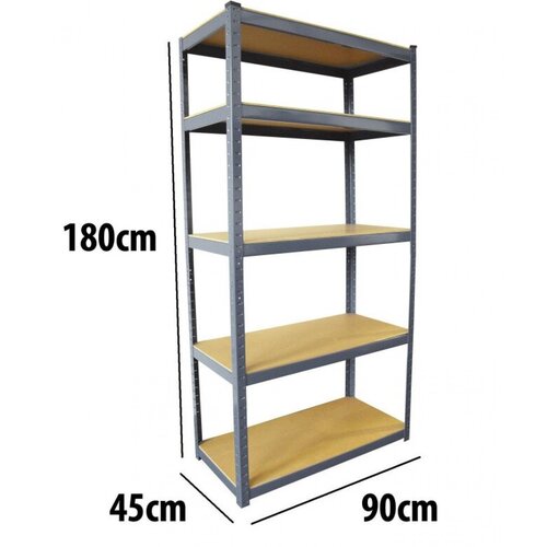 Metalna Montažna Polica 875kg 180x90x45cm-8mm Cene