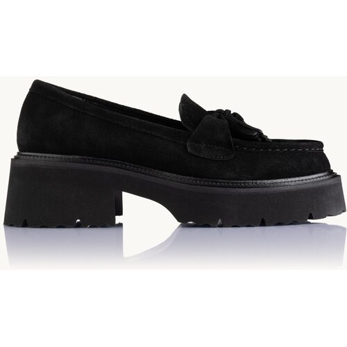 NAKA Ženske mokasine Classy Velvet crne Cene