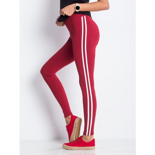 BASIC Feel Good Leggings-RV-LG-4954.53-burgundy Cene