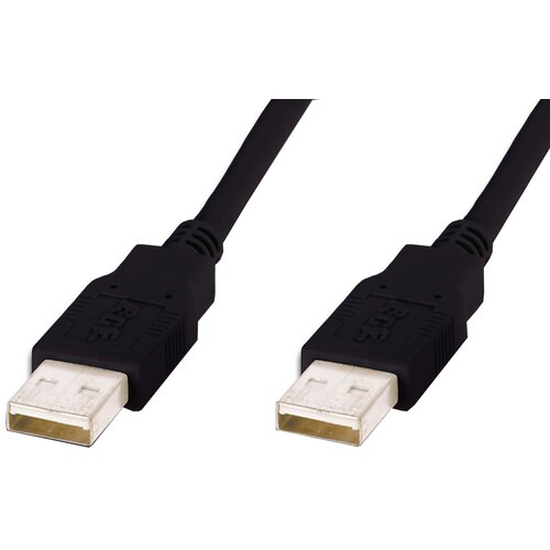Digitus USB 2.0 priključni kabel [1x USB 2.0 vtič A - 1x USB 2.0 vtič A] 3 m črna AK-300100-030-S, (20414829) Cene