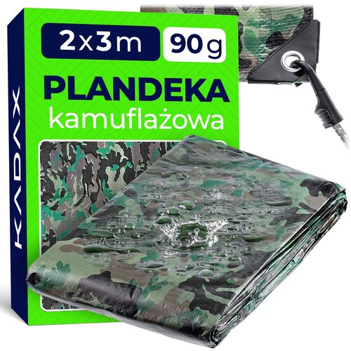 KADAX ponjava debela vodoodporna UV ojačana ponjava 2x3M 90G močna prevleka, (5000346851) Cene