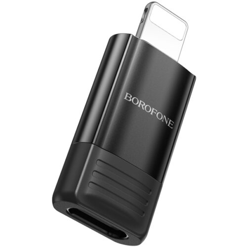  USB adapter BOROFONE BV18 iPhone/lightning male to Type-C female USB2.0 black Cene