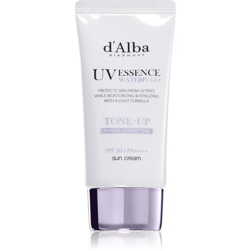 d'Alba Waterfull Purple Correcting Tone-Up Sun Cream tonirana krema za sončenje za osvetljevanje kože in hidratacijo SPF 50+ 50 ml Cene
