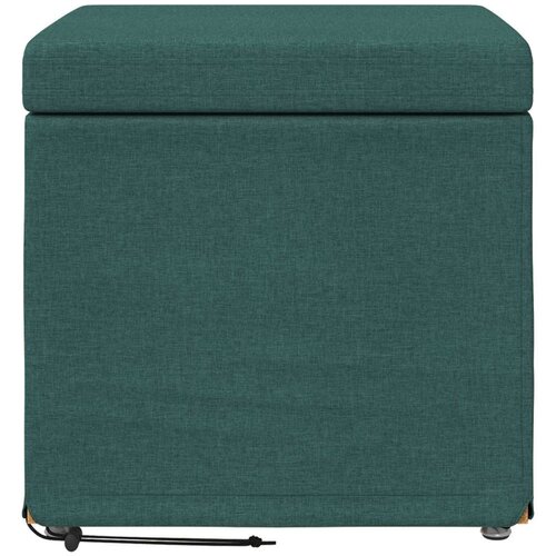 Stolica Tamnozelena 41 x 41 x 40 cm Tkanina i konstruirano drvo - Tamnozelena 40 cm tkanina Slike