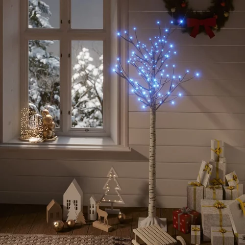  Božićno drvce sa 140 LED žarulja 1,5 m plavo s izgledom vrbe