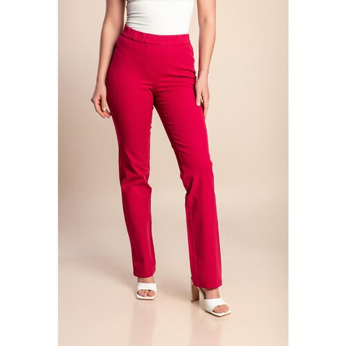 Fenzy Plus Size Bombažne Hlače Z Elastiko, Ciklama Cene