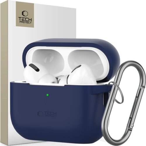 TECH-PROTECT SILIKONSKI KAVELJ ZA OVITEK APPLE AIRPODS PRO 1 2 NAVY BLUE, (22006252) Slike