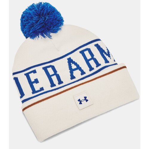 Under Armour Men's hat M Halftime Pom Beanie-WHT - Men's Cene