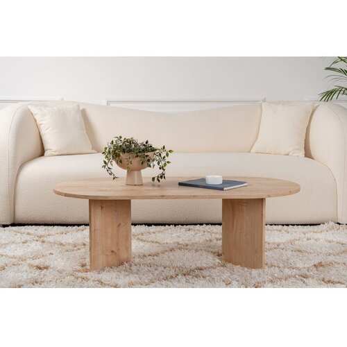 Kalune Design Klubska mizica v hrastovem dekorju v naravni barvi 60x119 cm Sable &amp;ndash; Slike