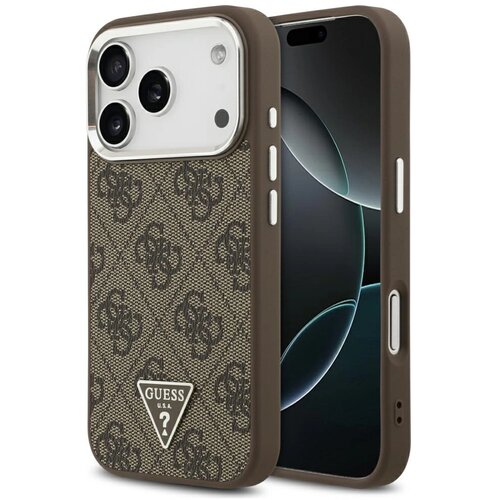 Guess OVITEK ZA IPHONE 17 PRO 4G TRIKOTNI LOGO MAGSAFE LUXURY DIZAJN, (5000338030) Cene
