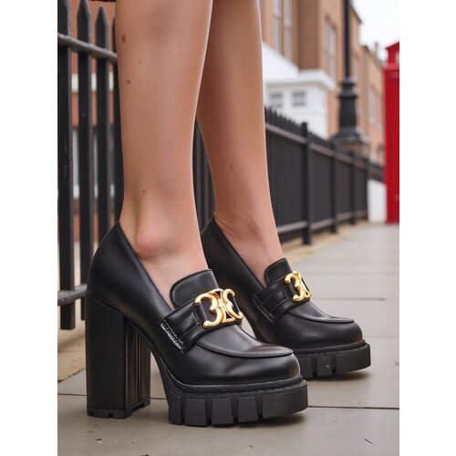 Resti Elegant ladies' moccasins on a block heel Jozii Cene