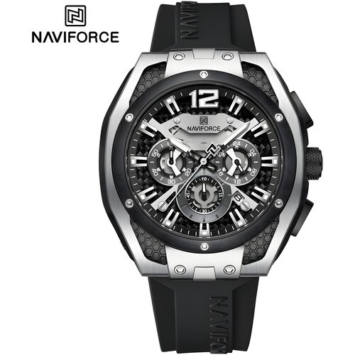 Naviforce Sat MA-38607 - Crna / Srebrna Cene